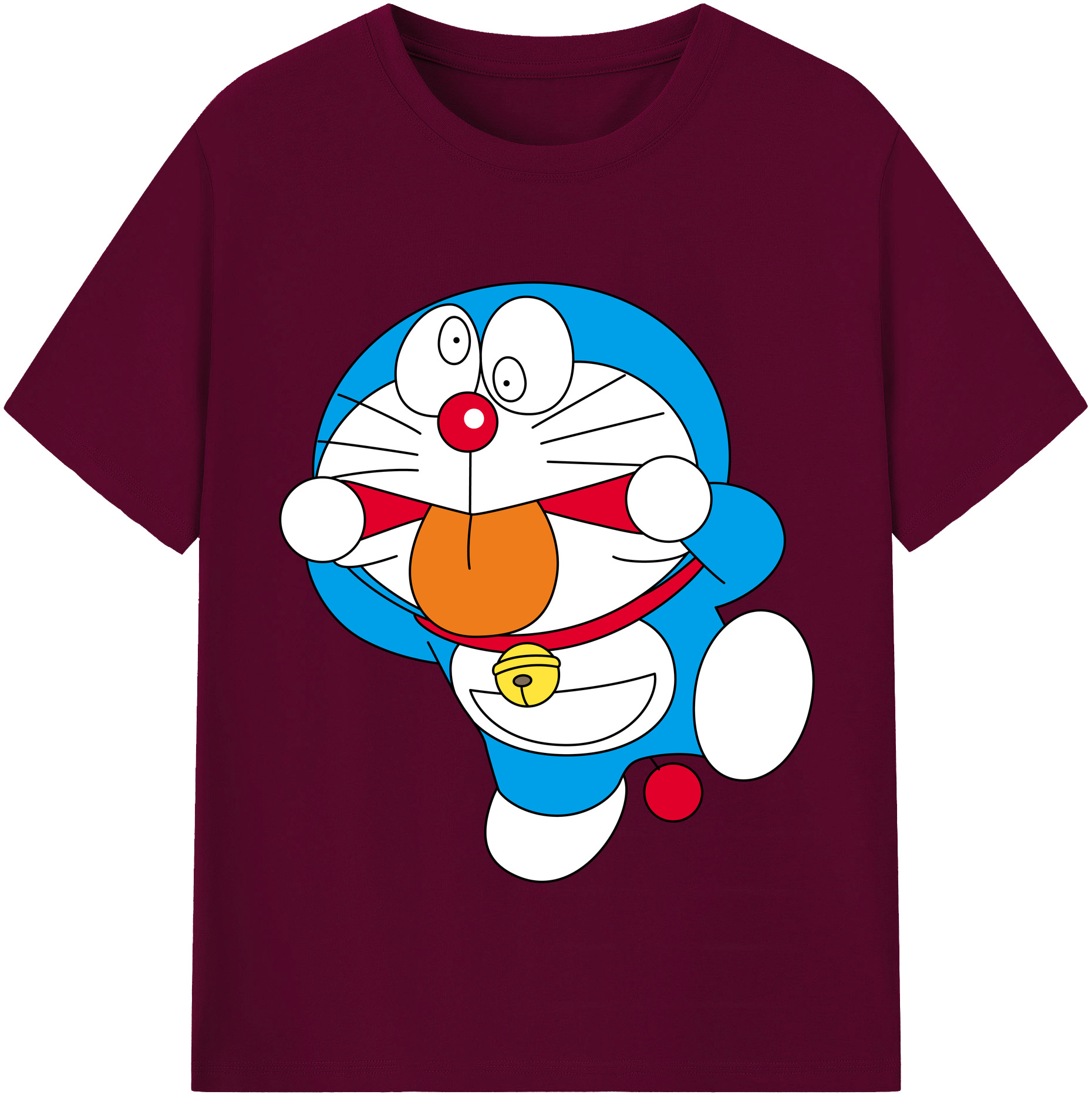 （画像用） ドラえもん Doraemon レディースカジュアルプリントTシャツ（綿100％）
